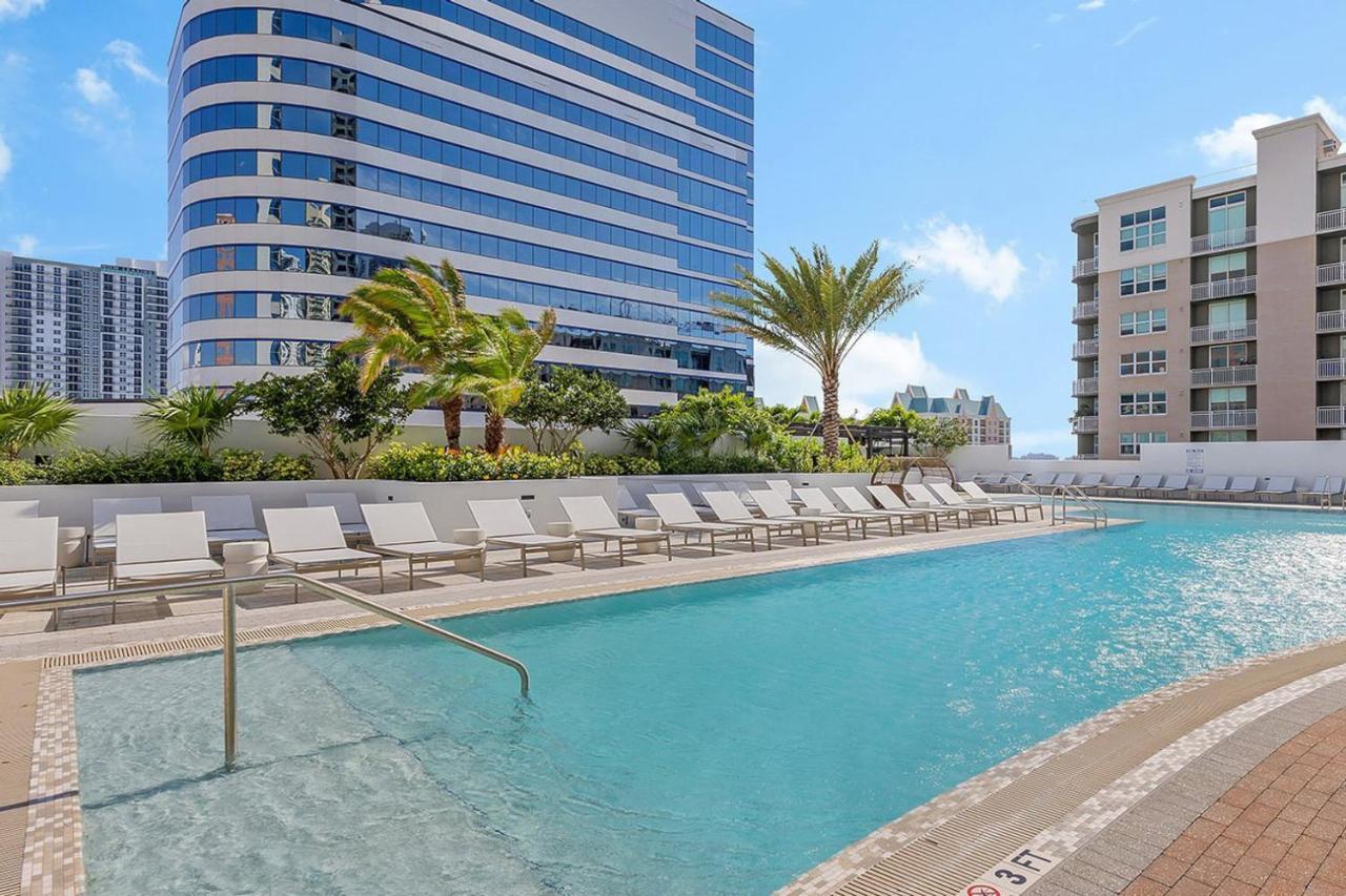 Apartament Downtown Fort Lauderdale Studio W Wd Pool Gym Mia-10 Zewnętrze zdjęcie